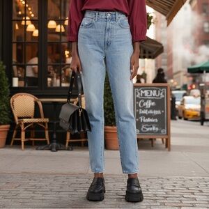 SLVRLAKE Beatnik high-rise slim cropped jeans in Borrowed Time